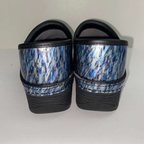 Dansko Womens‎ LT Pro Blue Waves Clogs Size 39 EU 8.5-9 US - Picture 6 of 10